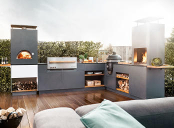 Kültéri konyha grill modul